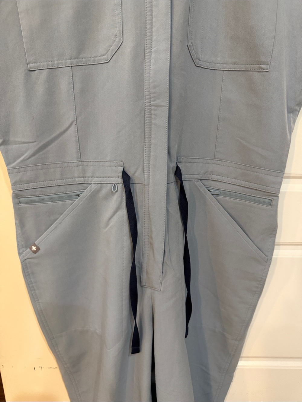 Figs Rafaela Jogger Scrub Jumpsuit Blue Medium NWOT - Picture 5 of 7